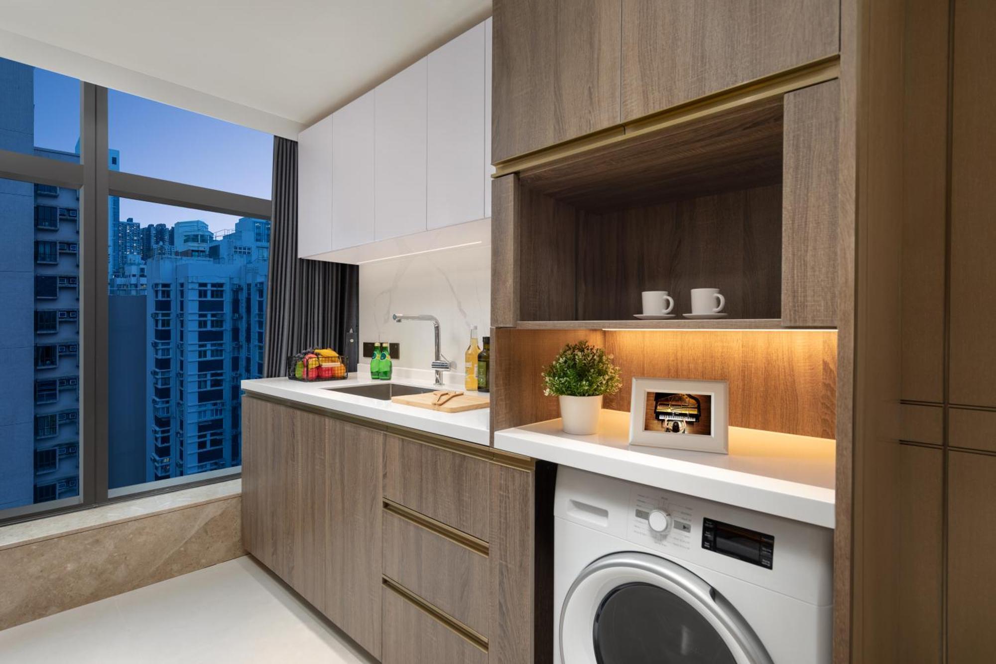 Ascott North Point Hong Kong Hotell Exteriör bild