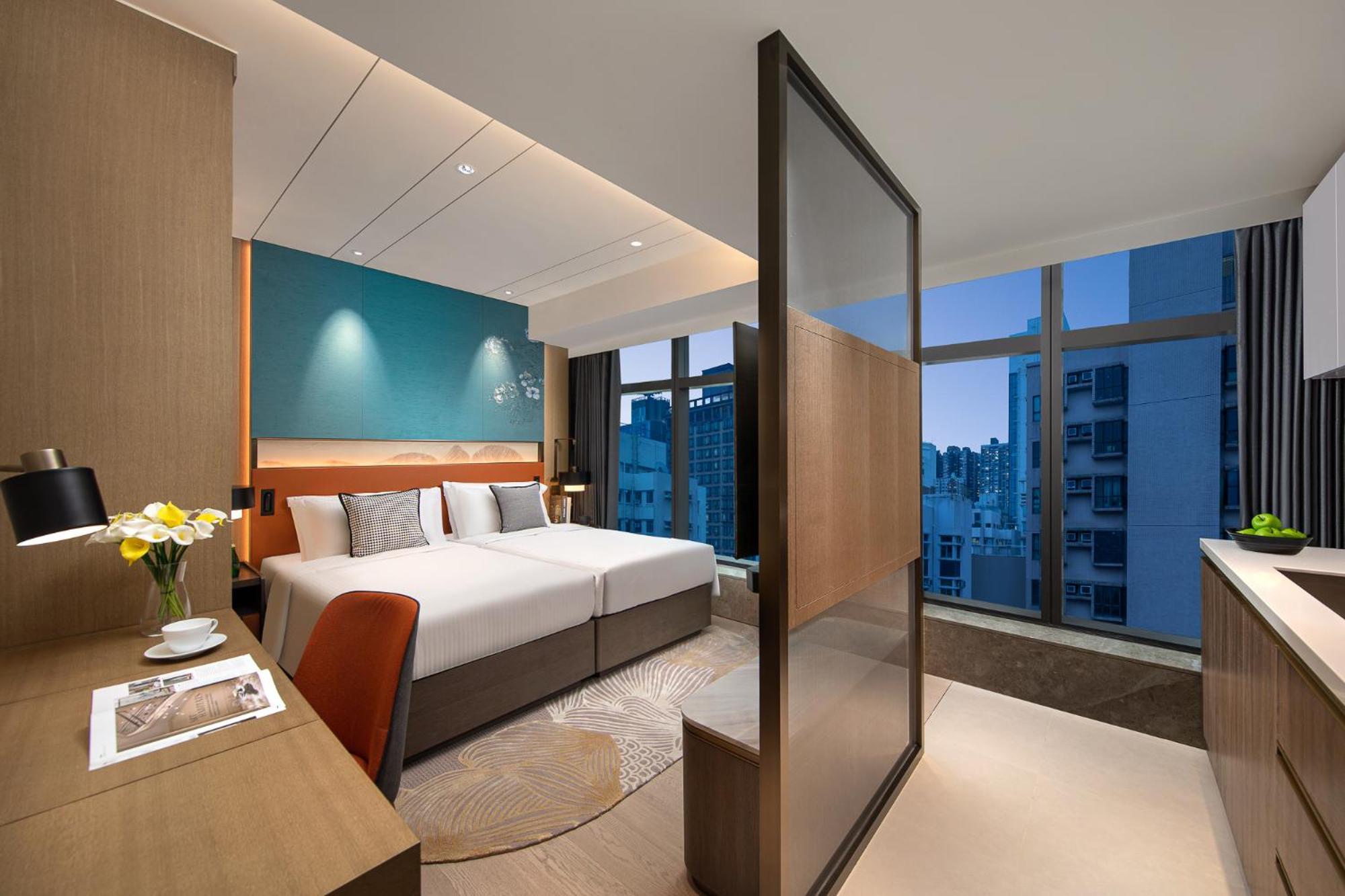 Ascott North Point Hong Kong Hotell Exteriör bild